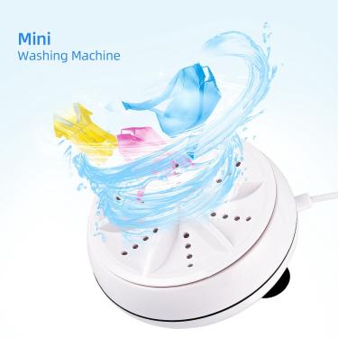 Imagem de Máquina de lavar portátil mini máquina de lavar ultrassônica simples negócio turístico conveniente turbo pessoal