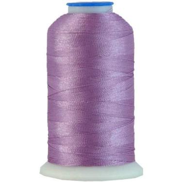 Imagem de Threadart Linha de bordado de máquina de poliéster pela carretel - Nº 254 - Violeta Whisper - 1000 m - 40 wt - 220 cores disponíveis