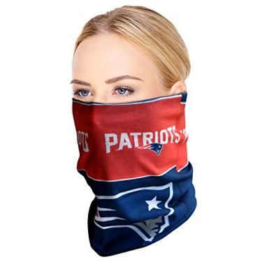 Imagem de Littlearth Polaina de pescoço NFL New England Patriots Superdana, tamanho único, cor da equipe
