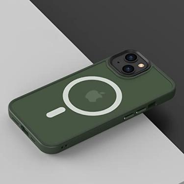 Imagem de Capa de telefone simples com textura fosca de cor sólida para iPhone 13 11 12 Pro Max X XS XR 7 8 Plus SE2 Estética à prova de queda, gola verde verde B, para iPhone 8 Plus