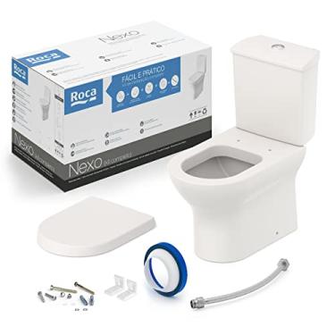 Imagem de Kit Vaso Sanitário com Caixa Acoplada e Assento Soft Close Nexo Roca