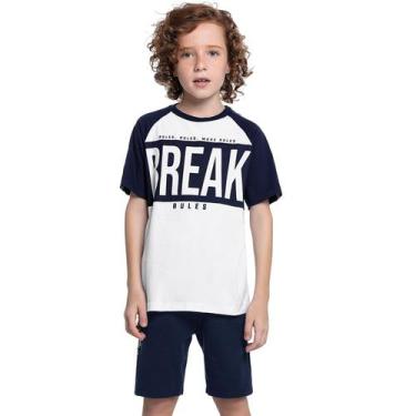 Imagem de Conjunto Infantil Masculino Camiseta + Bermuda Lemon Kids