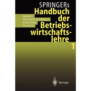 Imagem de Springers Handbuch der Betriebswirtschaftslehre 1