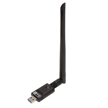 Imagem de Adaptador Wi-Fi USB, Dongle Wi-Fi USB de Banda Dupla 5G com Adaptador Wi-Fi de Antena Ajustável para PC Desktop Laptop Suporte BT5.0 e EDR