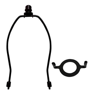 Imagem de Suporte de harpa para abajur de 15,24 cm e base de luz E26, conversor adaptador UNO para luminárias de mesa e piso