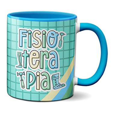Imagem de Caneca Fisioterapeuta Profissional Fisioterapia Profissão (Azul)