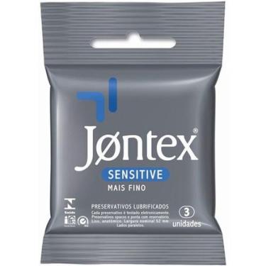 Imagem de Preservativo Jontex Sensitive 3 unidades Jontex