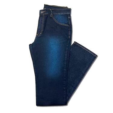 Imagem de Calça Jeans Masculina Azul Médio Almix. (46)