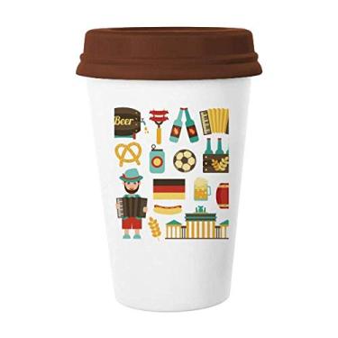 Imagem de Caneca Cultural de Salsicha de Cerveja do Futebol do Brasil Copo de Cerâmica