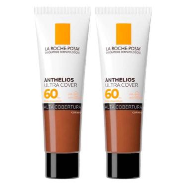 Imagem de La Roche-Posay Anthelios Ultra Cover Kit com 2 Unidades – Protetor Solar Facial Com Cor FPS60 6.0 –-Unissex