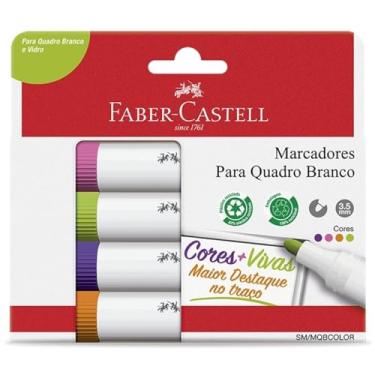 Imagem de Pincel Quadro Branco Colors Estojo 4 Cores Pct Com 08-104989