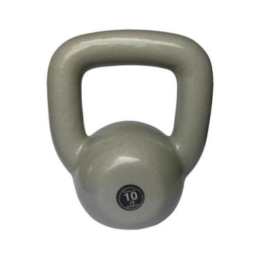 Imagem de Kettlebell Emborrachado Treinamento Funcional Fitness 10,0kg - ANILHAS