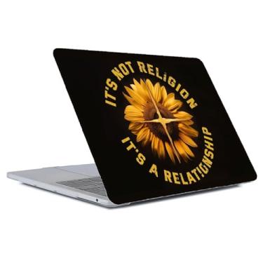 Imagem de Yicomon Compatível com MacBook Air 15 polegadas 2023 chip M2 modelo A2941, capa rígida de plástico para Mac Air 15 com Touch ID (2023) - Flores de girassol