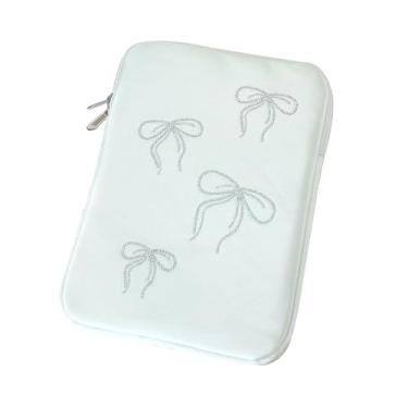 Imagem de Capa para tablet de 9 a 11 polegadas para iPad Pro 11 Air 4 de 10,2 abas, bolsa protetora com laço brilhante cravejado de cristal, bolsa de transporte