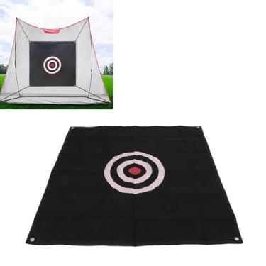 Imagem de Pano de Alvo de Golfe, Alvo de Rede de Rebatidas de Golfe para Quintal, Tecido de Rede de Rebatidas de Golfe Dobrável, Auxiliares de Treinamento de Golfe para Uso Interno e