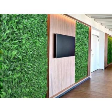 Imagem de 24 Quadros de Plantas Artificiais Decoração de Jardins de Inverno Vert