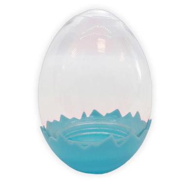 Imagem de Ovinho Transparente Casquinha Azul - 7cm - 10 unidades - Rizzo - artli