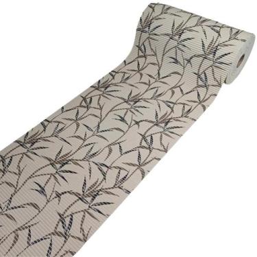 Imagem de Passadeira Emborrachada 2m x 43cm Diversos Modelos Kapazi, Bambu Marro