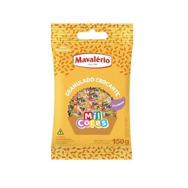 Imagem de Granulado Crocante Mavalério 150g, Colorido