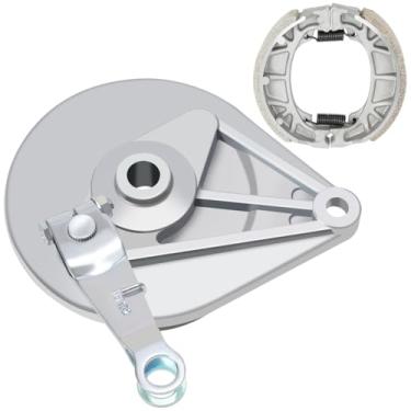 Imagem de YOXUFA Conjunto de de freio a tambor traseiro para Baja Massimo Supersized Hensim Warrior Heat MB165 MB200 196cc 200cc 6.5hp Motorsports Mini Bike Powersports Motor Silver Peças