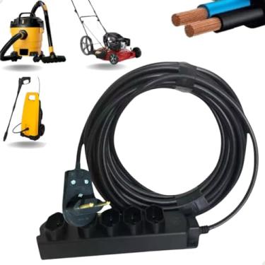 Imagem de Extensão De 5 Tomadas 20 Amperes Reforçado 15 Metros