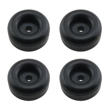 Imagem de TAODAN 4 Peças De Pés Amortecedores Para-Choque Para Aplicações Pesadas, Caixas, Armários, Amplificadores, Alto-Falantes, Móveis, Borracha Antiderrapante, Preta