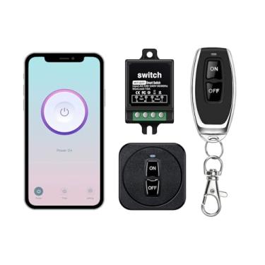 Imagem de SRDKG Interruptor Inteligente Wifi 220 V, Mini Com Relé E Controle Remoto Sem Fio Rf Ca 120 Interruptores Tuya Para Luzes Ventiladores De Teto