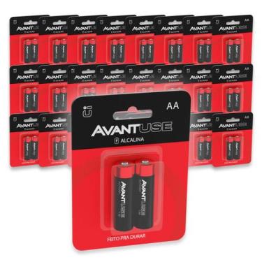 Imagem de kit 128 Pilhas Alcalina Palito AAA 1.5v 3A Cod: 408070010-8 Avant Use