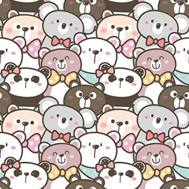 Imagem de Papel De Parede Adesivo Panda Lavável Bebê Animal 3m