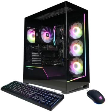 Imagem de CyberPowerPC Gamer Master Gaming PC, AMD Ryzen 7 9700X 3,8GHz, GeForce RTX 5060 8GB, 16GB DDR5, SSD PCIe 4.0 de 1TB, Pronto para WiFi e Windows 11 Home (GMAI5900A2)