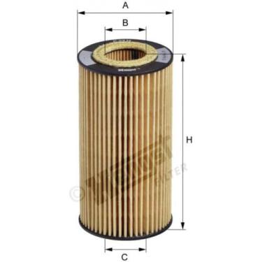 Imagem de Filtro de óleo Volvo C30 2007 a 2009 HENGST E27H D84