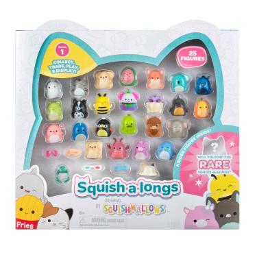 Imagem de Squishmallows, Pack 25 Bonecos Squish-a-Longs 2cm Raro