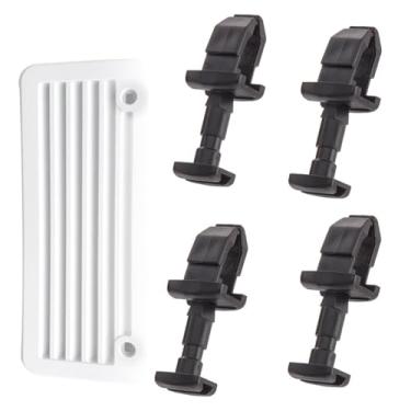 Imagem de MOUDOAUER 4 peças de clipes de geladeira de trailer para portas de ventilação de geladeira Norcold 1/2 polegada Tipos de trava