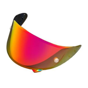 Imagem de Protetor de capacete X14 para SHOEI Z7 CWR1 RF1200 Xspirit NXR viseira de alta resistência proteção solar corte UV Visera Casco Moto acessórios (apenas Revo Rose Red-day use)