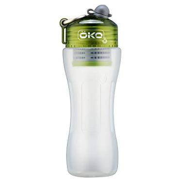 Imagem de OKO Öko-Garrafa de Água Avançada com Filtro Derivada da Tecnologia da Nasa, Garrafa de Água Filtrada para Viagens/Exteriores E Casa, Garrafa com Filtro de Água para Contaminantes Nocivos(650 Ml, Musgo