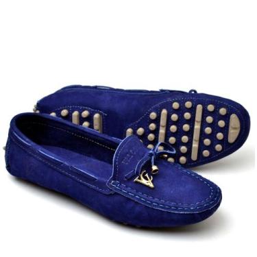 Imagem de Mocassim Feminino Casual Drive Macio Confortável Em Couro Legítimo - L