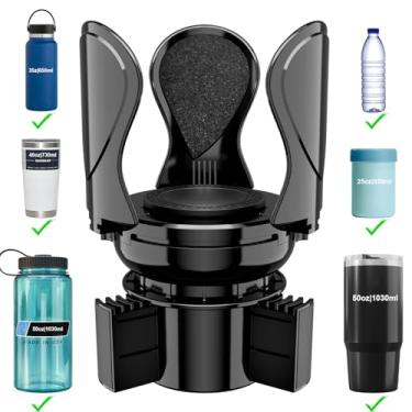 Imagem de Expansor de copo de carro, adaptador extensor de suporte de copo com braço expansível e base ajustável, compatível com Yeti Ramblers 396.9-1,814.4 g, Hydro Flasks 510.3-1,814.4 g A maioria das canecas