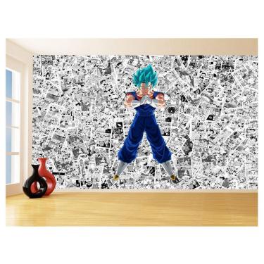 Imagem de Papel De Parede Dragon Ball Goku Vegetto Anime 3,5M Dbz610
