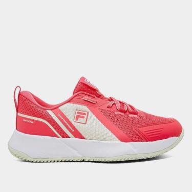 Imagem de Tênis Fila Master Ace Feminino, Rosa, Verde, 37