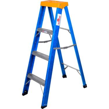Imagem de Escada Em Fibra Com 4 Degraus Capacidade 150Kg Worker