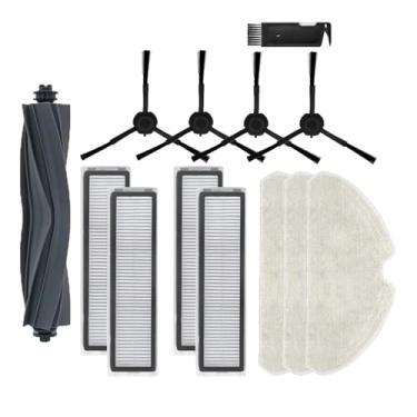 Imagem de Roller/Side Brush Accessories Compatible With Dreame D10s / D10s Pro Robot Vacuum Cleaner Wahable Hepa Filter Mop Cloth Rags Replacement(Set17)