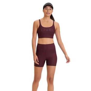 Imagem de Shorts Live! Icon Neo Feminino - Vinho