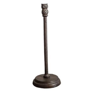 Imagem de IEUDNS Porta-papel toalha em formato de, suporte para rolo de papel toalha, design vintage para hotéis.