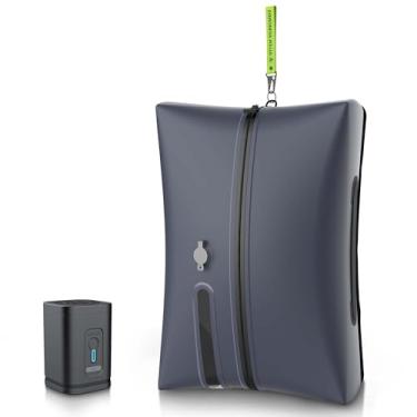 Imagem de ALLEN ADMONDS Sacos de vácuo para viagem com bomba elétrica, sacos de compressão impermeáveis de 34L para malas de mão e mochila para viagens aéreas, férias, acampamento, passeios de barco, esportes