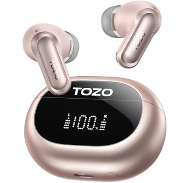 Imagem de TOZO Fones de ouvido sem fio NC20 com cancelamento de ruído ativo, fones de ouvido Bluetooth de alta resolução LDAC, 6 microfones AI Call Ear Buds 80H Playtime, emparelhamento duplo, 32 equalizadores
