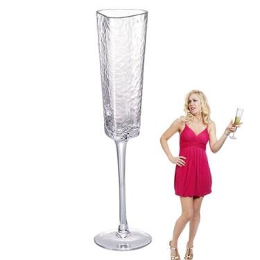 Imagem de Taças de champanhe,Taças de champanhe em vidro transparente - Copos de café transparentes de vidro, decoração retrô, copos de tiro, copos de, canecas de café para bar mimosa, casamento e suprimentos