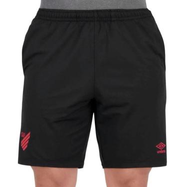 Imagem de Bermuda Umbro Athletico Paranaense Viagem 2024/25 Masculino - Preto P-Masculino