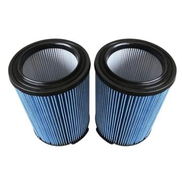 Imagem de Pacote com 2 filtros HEPA de substituição compatível com Craftsman CMXZVBE38751 Filtro de pó fino para aspirador de pó úmido e seco adequado para aspiradores de loja de 5 a 20 galões (9-38751)
