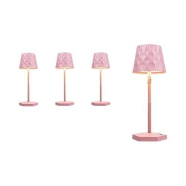 Imagem de Luminária De Mesa LED Com Sensor De Toque Em 3 Cores, Recarregável, Lu