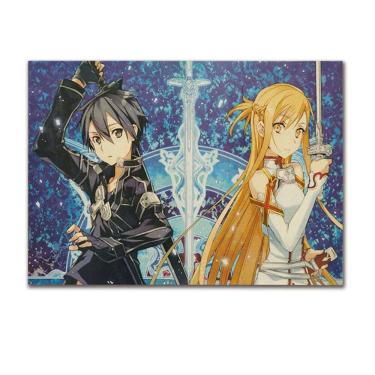Imagem de Pôster Sword Art Online Anime Art 51,5x36cm Papel 40g